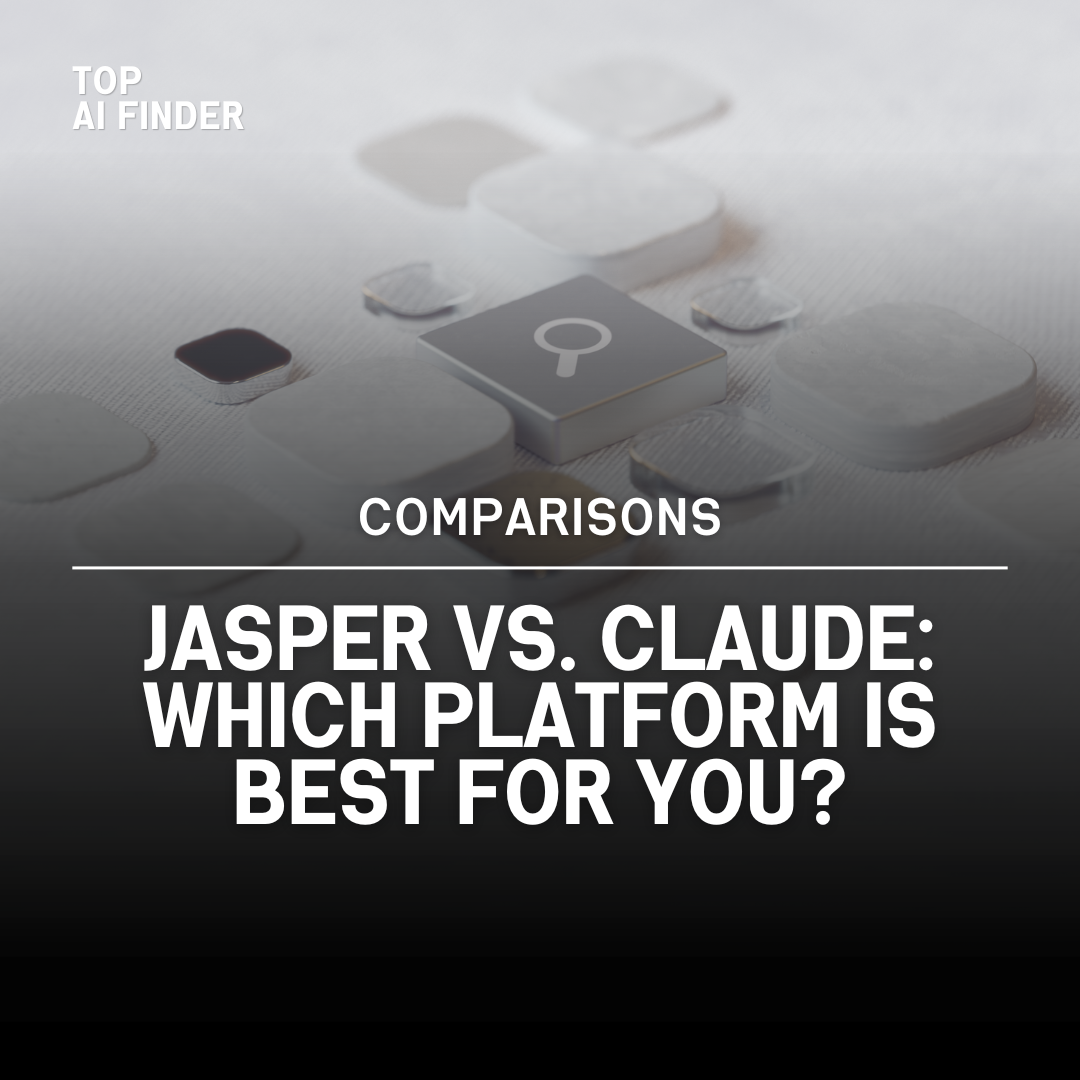 Jasper AI Vs Claude AI tool comparison blog title card