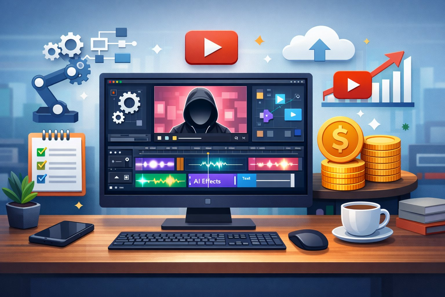 Best AI Video Editors for Faceless YouTube Channels: 2026 Guide